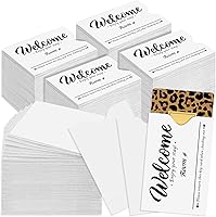 Vista 1 de Sabary 500 unidades de tarjetas de llave de hotel de 2.36 x 3.54 pulgadas, sobre para tarjetas de crédito, fundas para sobres de regalo, impresas