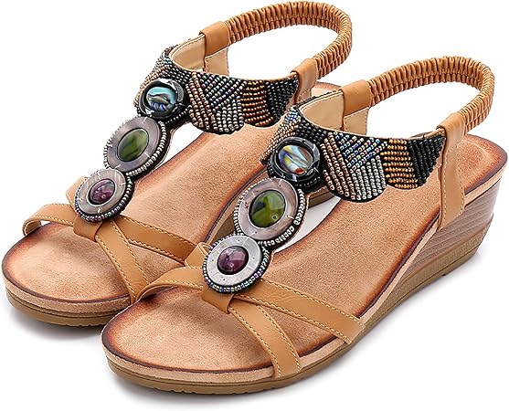 OHHCO Reino Unido 3.5-6.5 Sandalias para Mujer Sandalias Cuñas Zapatillas  Mujeres Ortopédica Flip Flip Flop Summer Beach Playa Plataforma para la  Playa de Viaje de Verano,Flesh,37 : Amazon.es: Zapatos y complementos