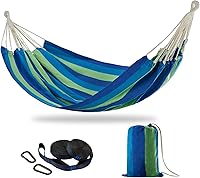 CHULIM Brazilian Double Hammock with Tree Straps - Extra Large 240x160cm, 450lbs Capacity for 2 Persons, Cotton Blend Indoor/Outdoor