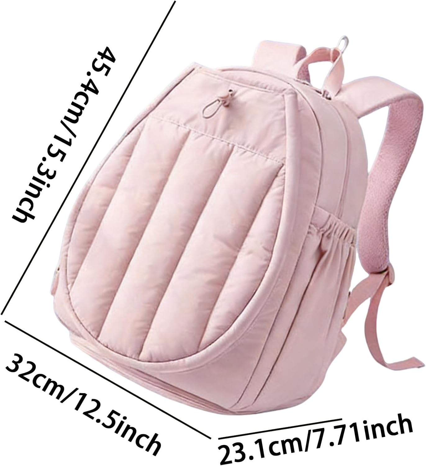 Tennis Backpack for Women, Ventilated Quilted Large Organizer, Men Pickleball Backpack for Shoe, Equipment, Badminton, Gym, Fitness, Training, Travel, Outdoor, Indoor, Stadium, Daily