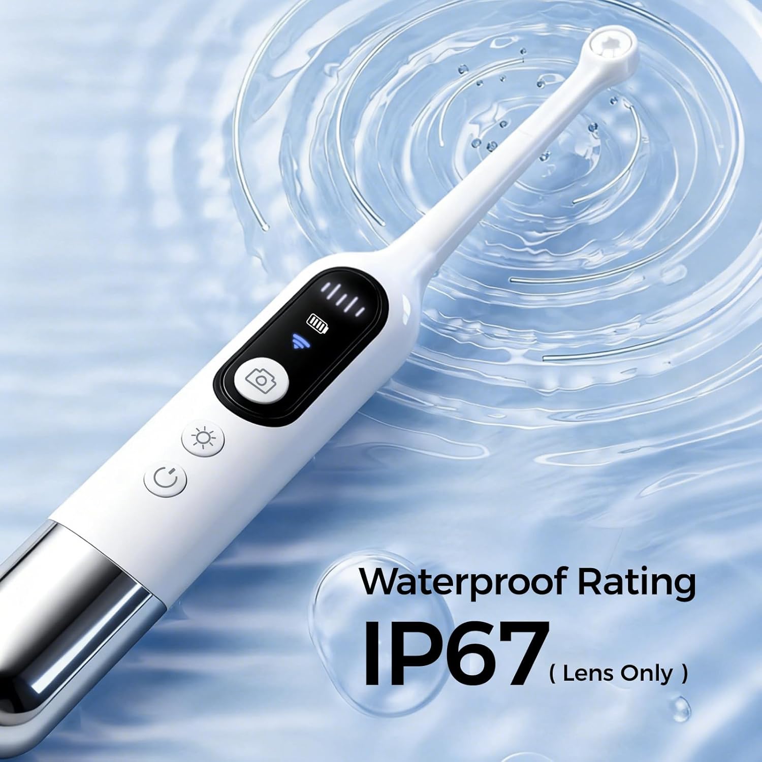 2025 New Wireless HD Endoscope Camera with 8 Adjustable LED Lights,WiFi Borescope for Home Industrial Auto Repair, Oral & Pet Mouth Checking