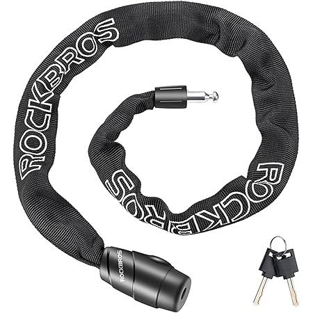 Fahrradschloss mit Schlüssel, Fahrradschlösser hohe Sicherheit, 100cm Länge Bike lock ...