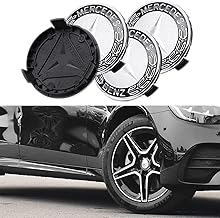 Set of 4 Hub Caps for Mercedes Benz 75 mm – Wheel Hub Caps Wheel Hub Caps Wheel Hub Cover