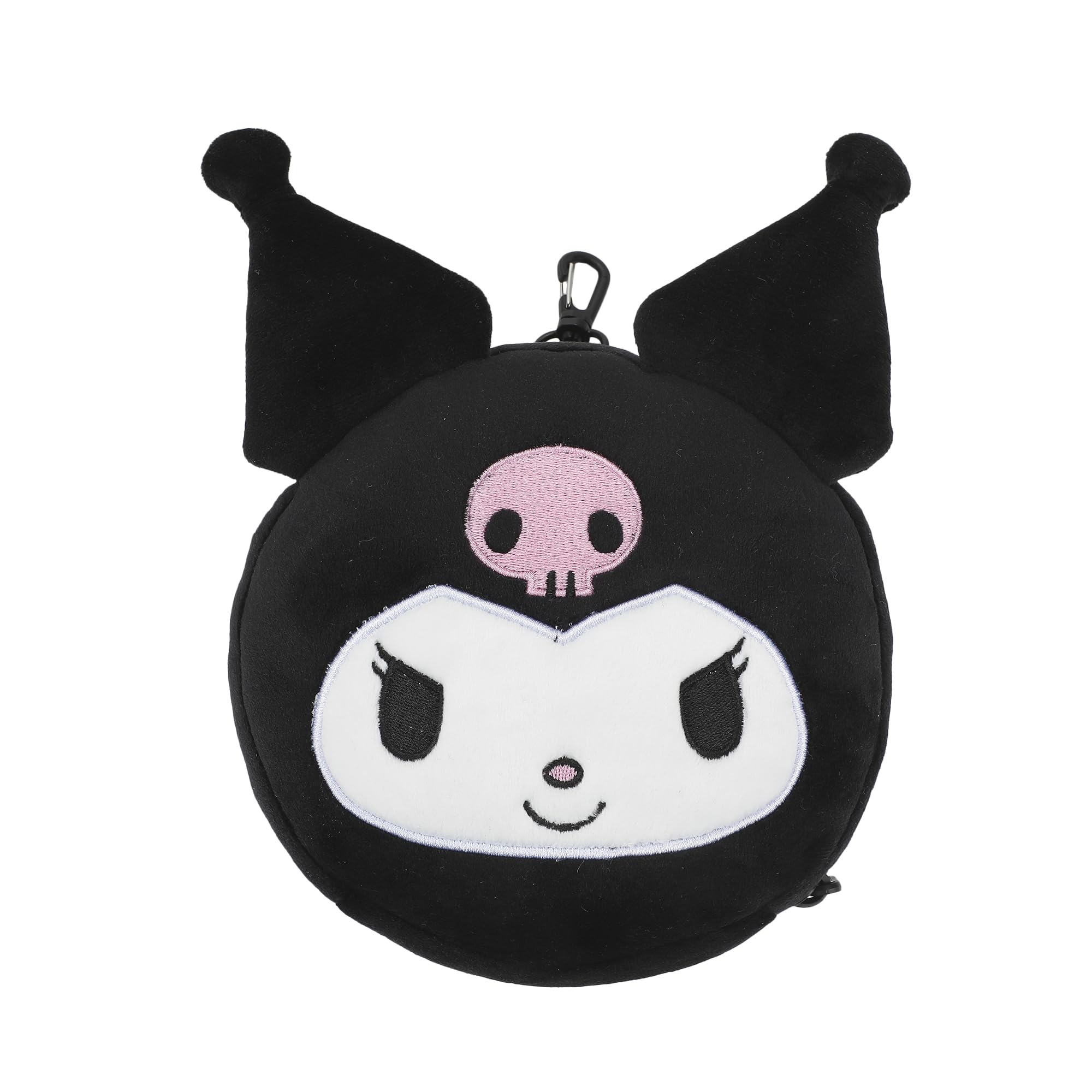 Bioworld Kuromi Convertible Neck Pillow with Eye Mask & 3D Ears