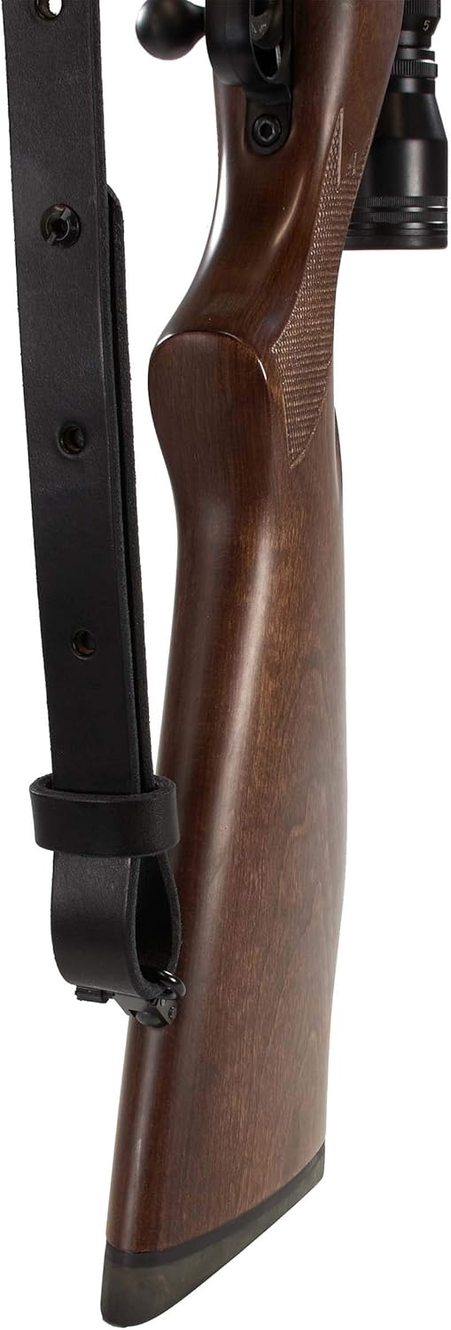 The Hunter -1" Wide Leather Rifle Sling by Nohma Leather