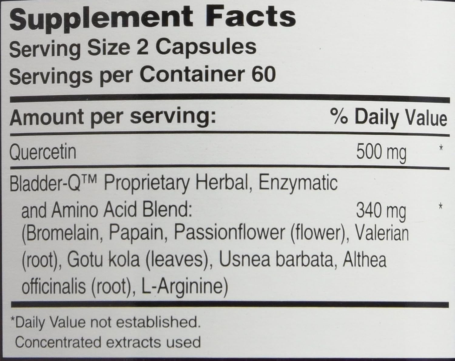 Bladder-Q 400 mg 120 Capsules