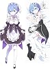 Anime Body Pillowcase Dakimakura Long Hugging Pillow Cover High Definition Double Sided Print Luxury Bedding Decor for Gaming Room Lounge or Bedroom,50x160cm(19.6x63Zoll)-2WT
