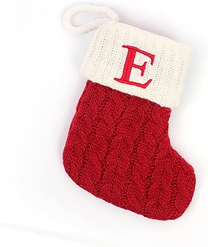 Christmas Stockings with Initials, Christmas Stockings with Letters,Embroidery Letters Christmas Stockings for Christams, Letters Christmas Stockings for Christams Decor,Holiday,Family