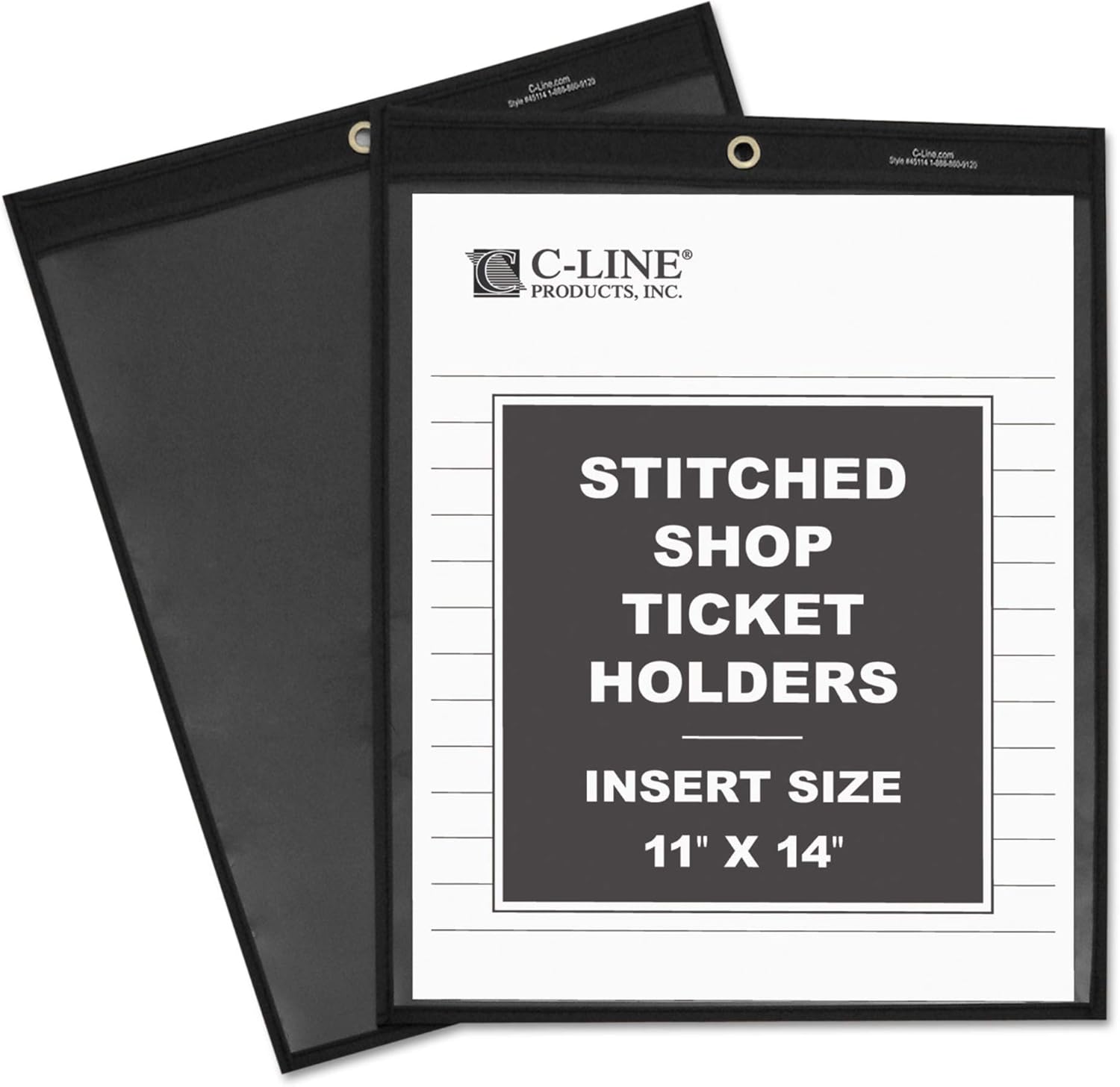 C-Line Shop Ticket Holders, Stitched : Job Ticket Holders : Office Products