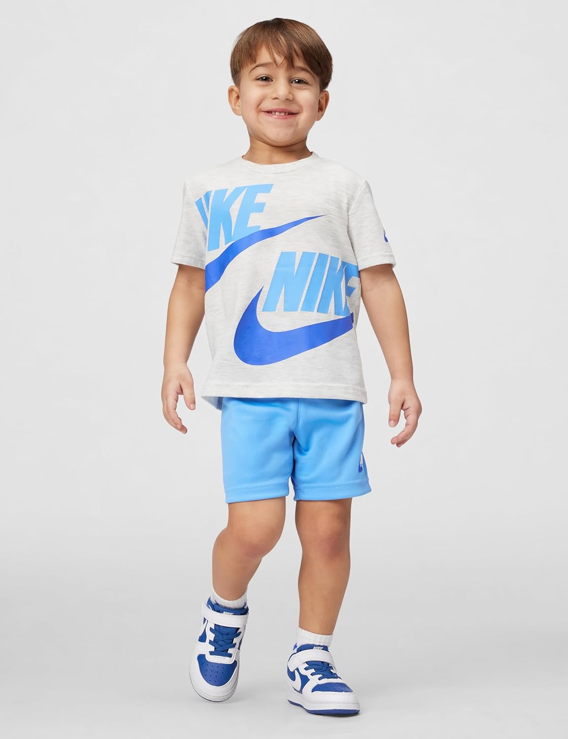 Nike Boys' Sportswear Wrap T-Shirt and Shorts 2-Piece Outfit Set