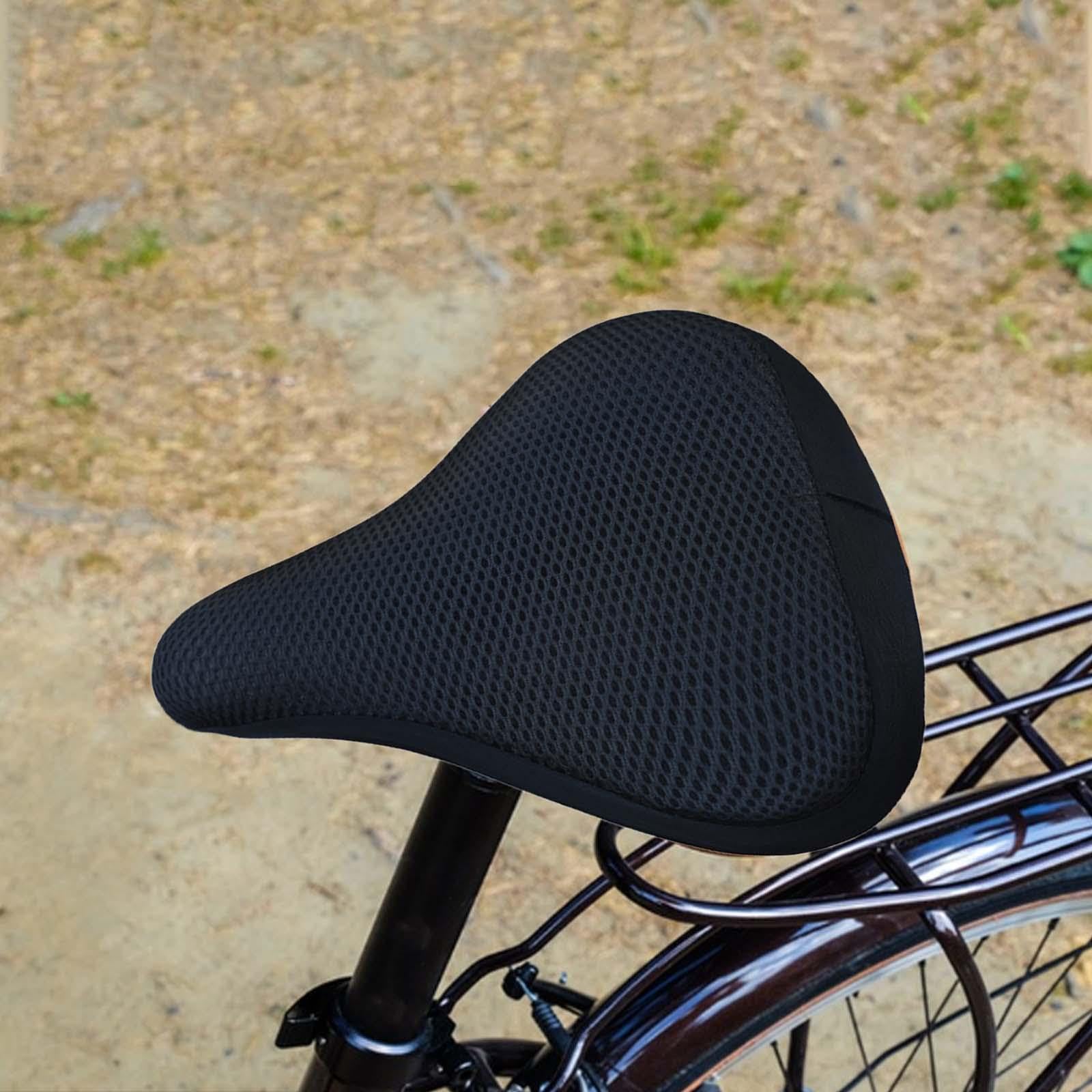 Mesh Bike Seat Cover Set - Breathable & Heat Insulating Saddle Covers For E-Bike & Bicycle (Front & Rear)