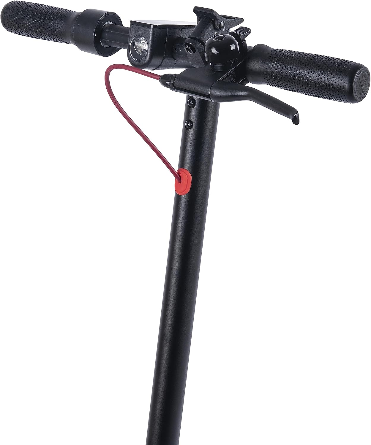 Close-up of Sencor Scooter S30 handlebar with LED display