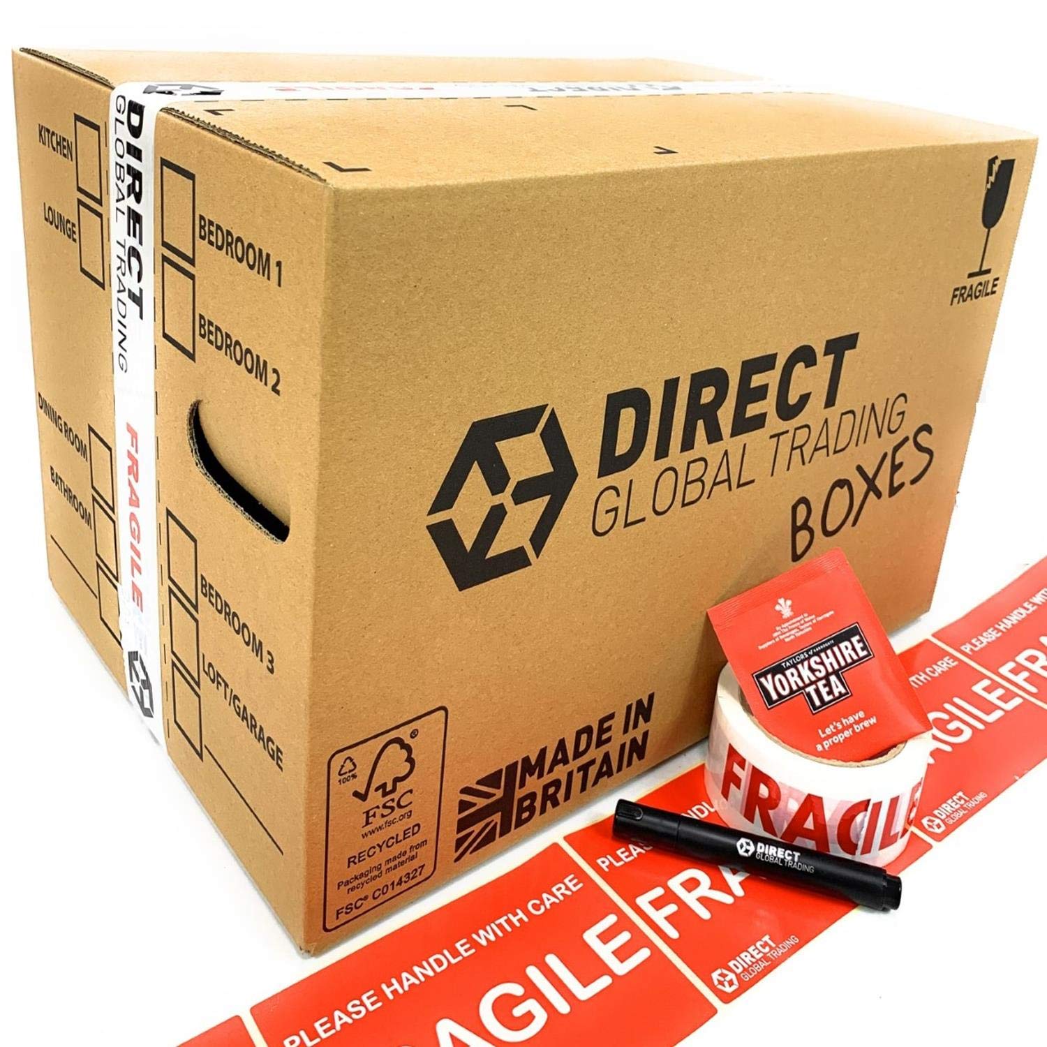 Buy 30 Strong Large Cardboard Storage Packing Moving House Boxes with