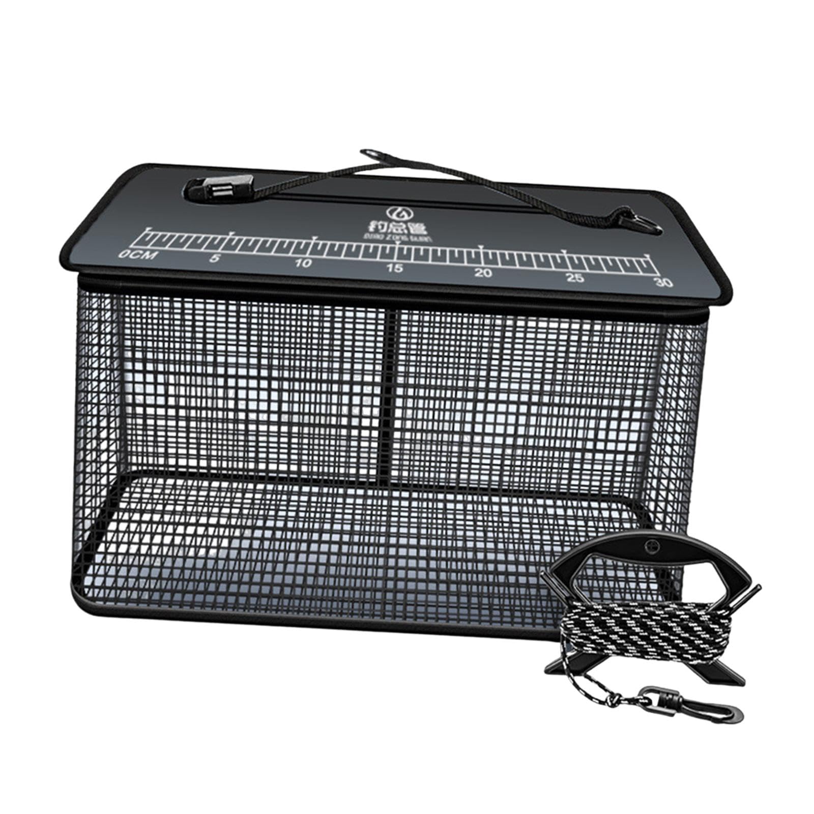 Bnf® Floating Fishing Basket Foldable Multifunctional Lightweight Fishing Cage Black 39cmx24cmx50cm|Sporting Goods|Fishing|Fishing Equipment|Nets-image-41