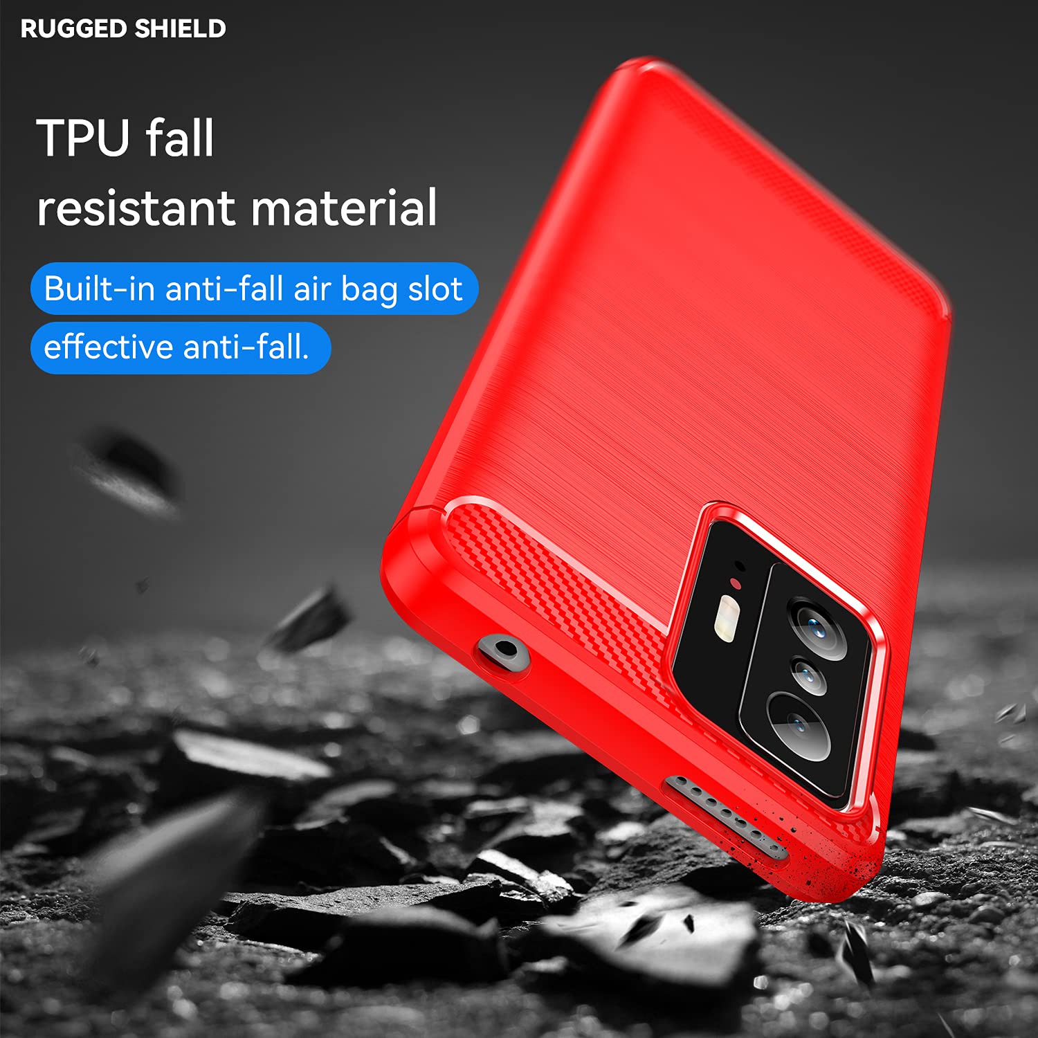 BAIDIYU Cover Sottile In TPU Per Xiaomi 11T Pro – Paraurti Antiurto E Antigraffio – Custodia Flessibile – Colore Nero