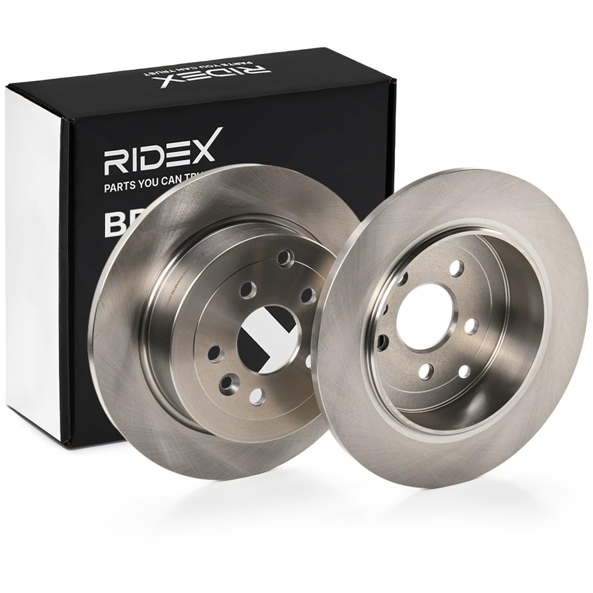 RIDEX 82B0611 2x Disco freno Posteriore senza viti/bulloni Compatibilità con LAND ROVER Freelander 2 SUV L359