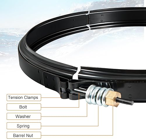 Miniatura 5 de AUTOBABA 190003 Kit de abrazadera de control de tensión Filtro de piscina y spa FNS Plus Clean & Clear Plus & Quad DE Filtros Filtro de piscina de