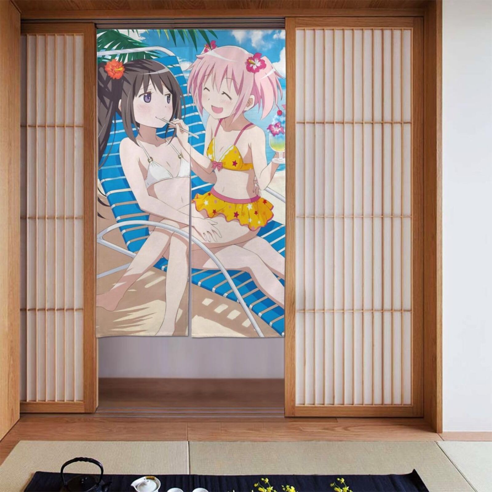 Amazon｜人気 魔法少女まどか☆マギカ (1) のれん 間仕切り 目隠し