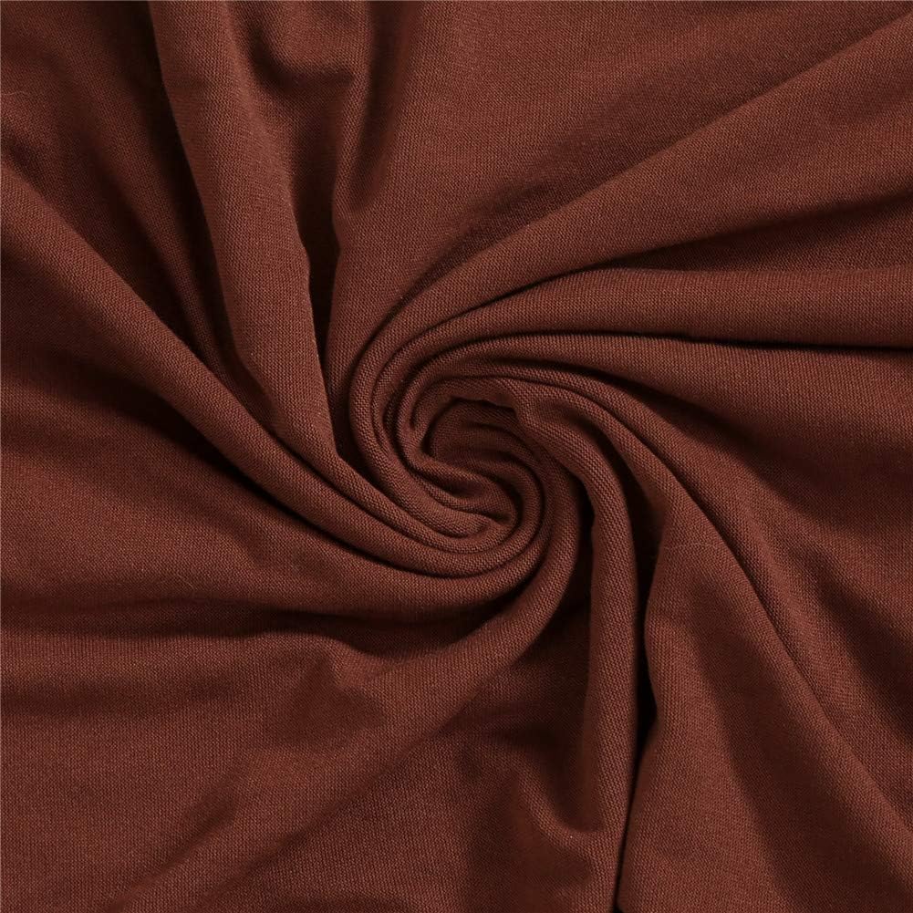 Dining Chair Covers,Universal Stretch Elastic Chair Protector,Removable Washable Chair Slipcovers,Stain Resistant Dustproof Seat Cover. (Light Curry,6 Pieces)