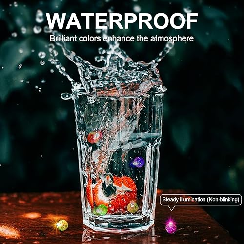 Miniatura 2 de Aogist 100 luces de globo amarillas con gancho, largo tiempo de espera, mini luz impermeable para fiesta de cumpleaños, boda, Navidad, Halloween,