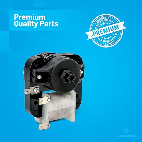 Miniatura 2 de EvertechPRO Reemplazo del motor del ventilador del evaporador del refrigerador para Whirlpool W10189703 2214986 10449505 10449506 1469124