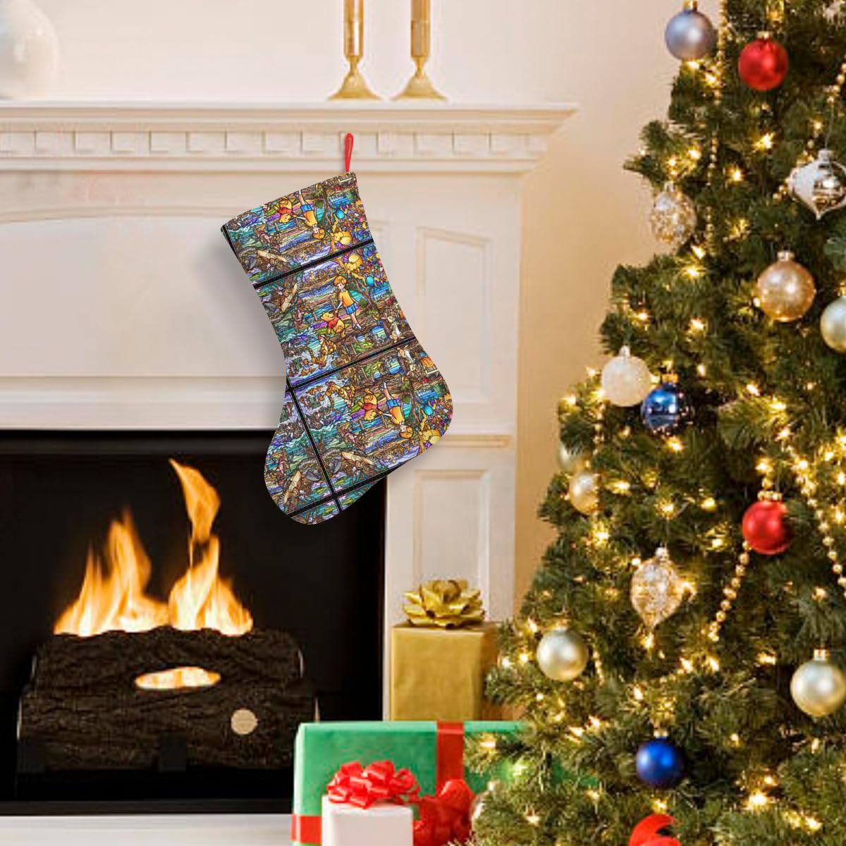 Amazon.co.jp: くまのプーさん (10) クリスマス靴下クリスマスブーツ 