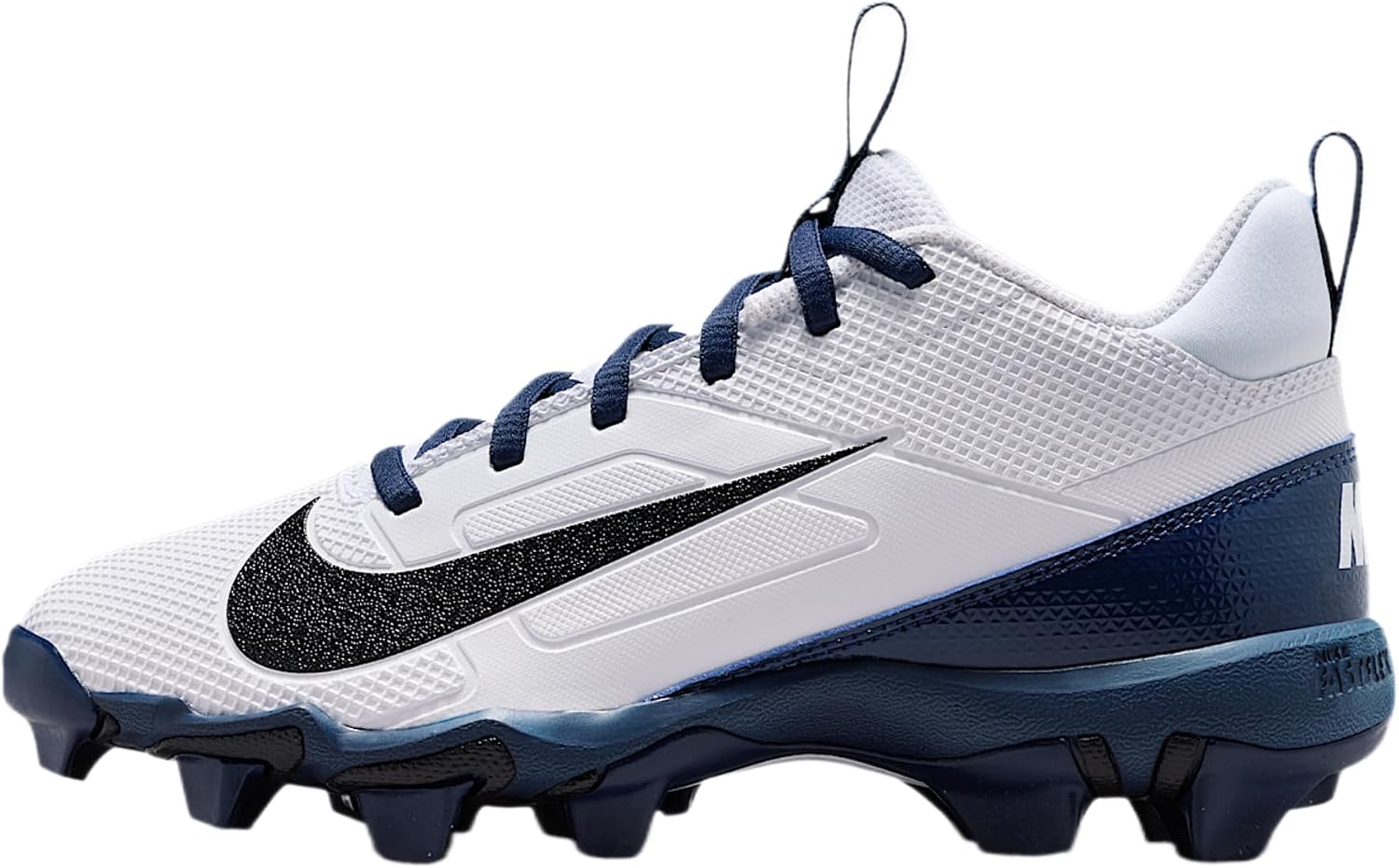 Nike Alpha Menace 4 Shark Big Kids' Football Cleats (White/Midnight Navy/Black)