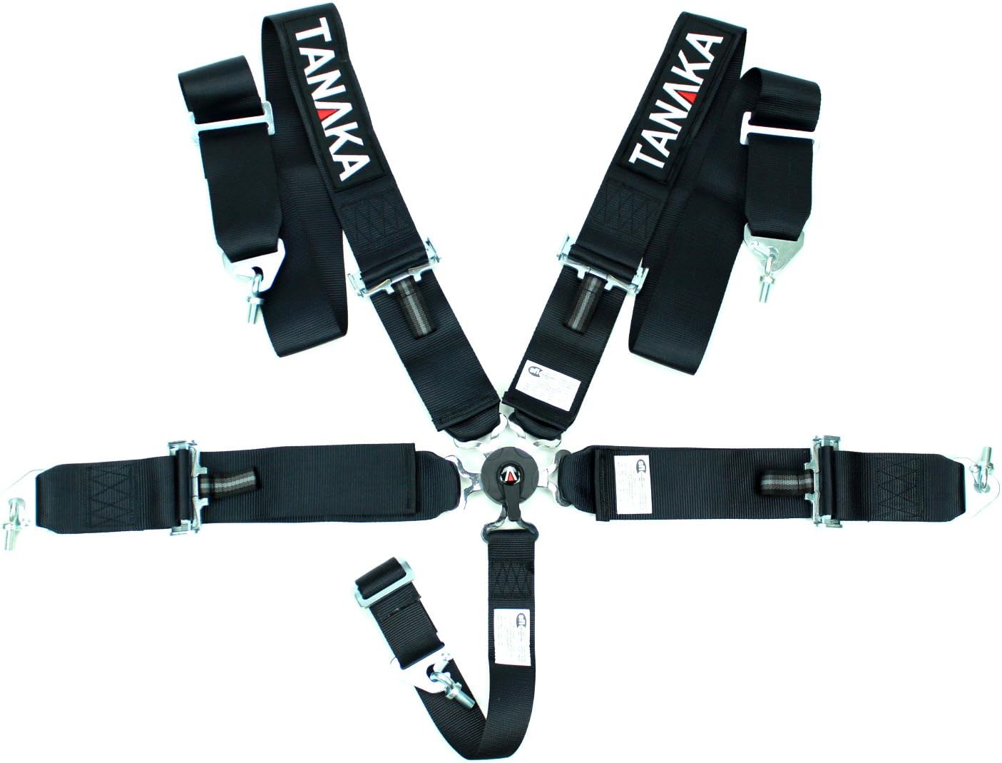 Tanaka Championship Series 5-point Camlock Pull-downRacing Harness 3" SFI 16.1 certified (For one Seat) (Black)