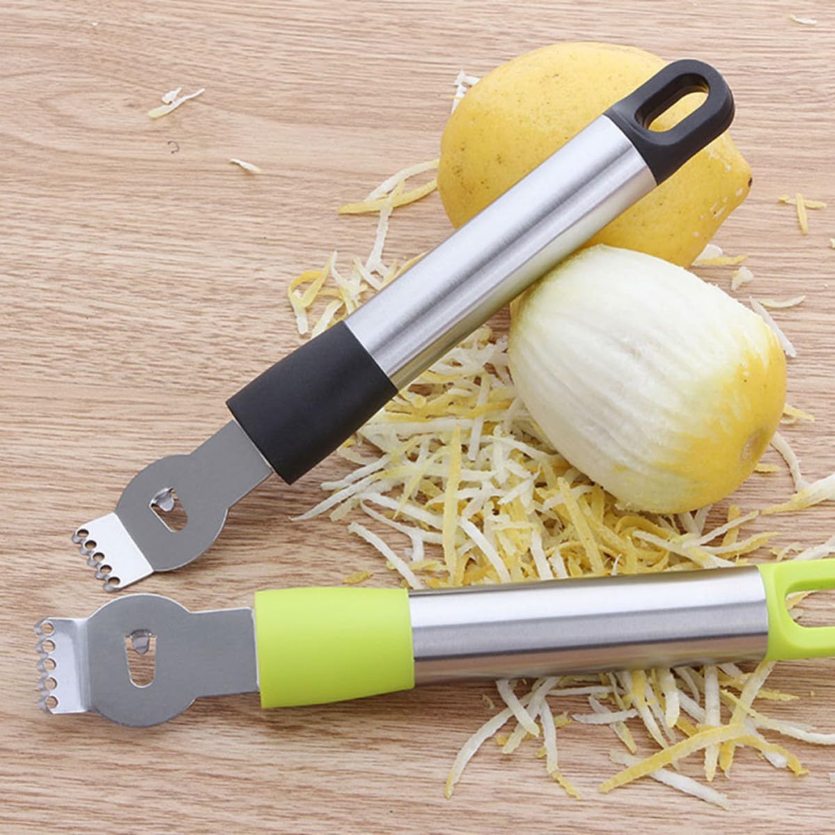 Zester Grater Peeler Stainless Steel with Channel and Loop