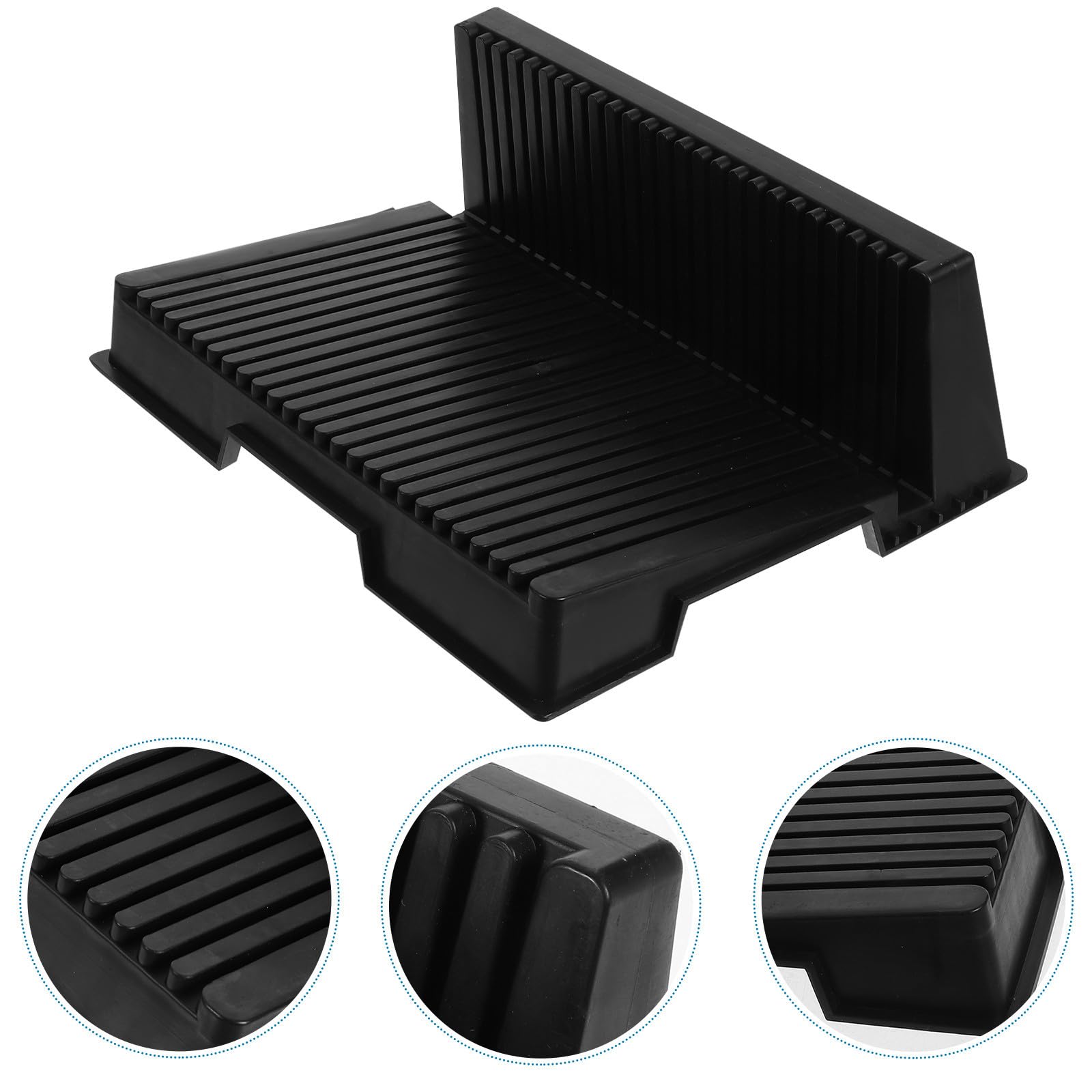 Operitacx Support de Circuit Imprimé Esd 25 Emplacements en Abs Noir, Résistant à L'usure et Déformation, Rack de Séchage pour Gpu et Cartes Électroniques