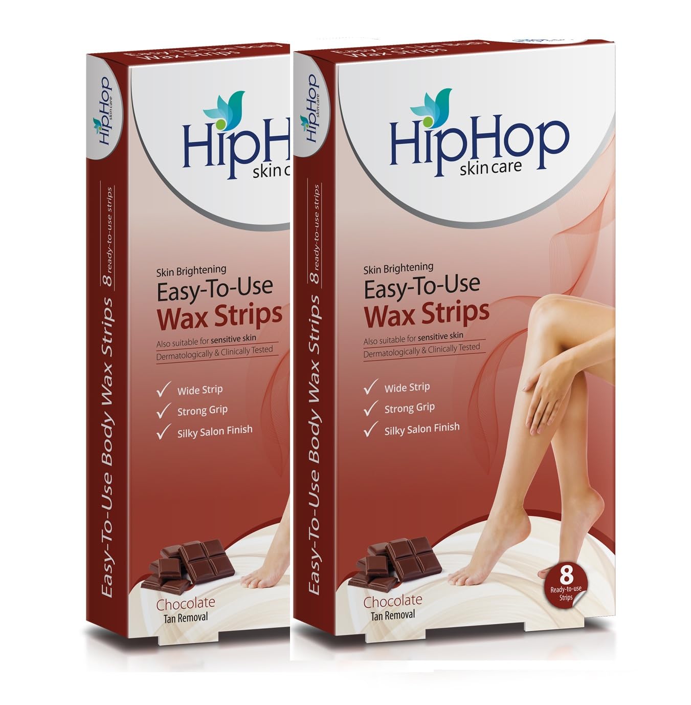 HipHop Skincare Chocolate Body Wax Strips with Argan Oil (16 Strips)-image-13