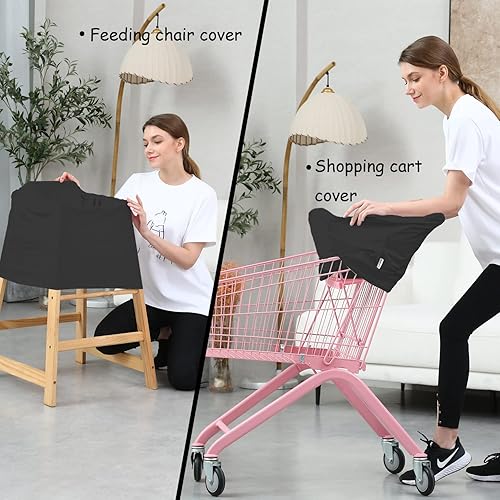 Miniatura 7 de Fundas de asiento de automóvil para lactancia materna del bebé, cubierta de toldo de asiento de automóvil multiusos, cubierta de toldo para