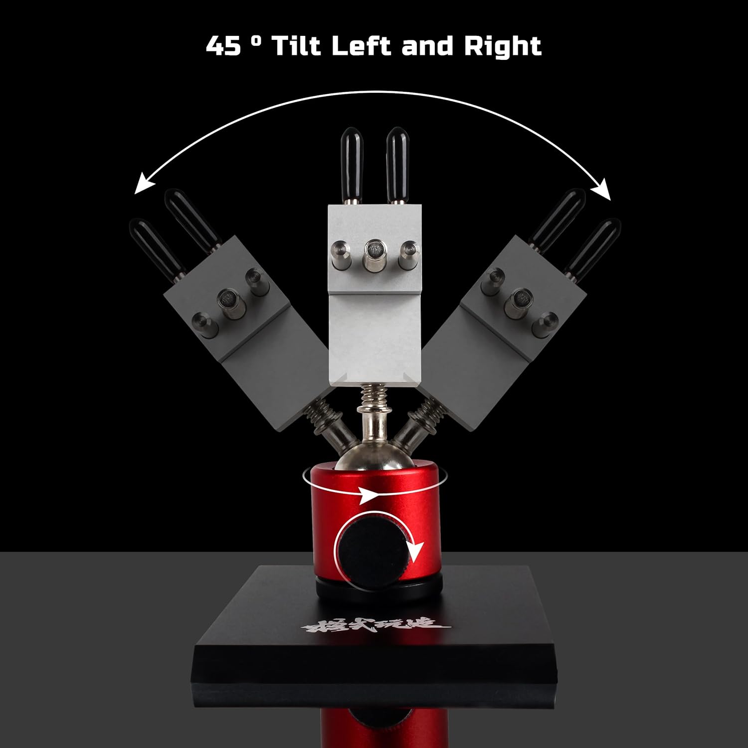 Tabletop Vise Mini Vice Multifunctional Professional Model Building Tool Workbench Vise with Spherical Rotating Metal Base for Hobbies,Jewelry Model Figures Sculpture
