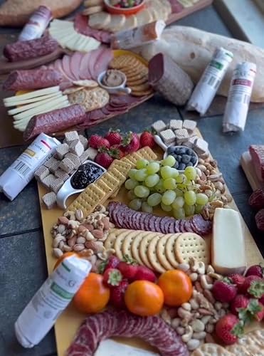 Miniatura 5 de Giorgio's Naturals Salami envejecido en seco hecho a mano  Soppressata de carne de res 5 onzas, auténtica salchicha italiana, salami duro, salami