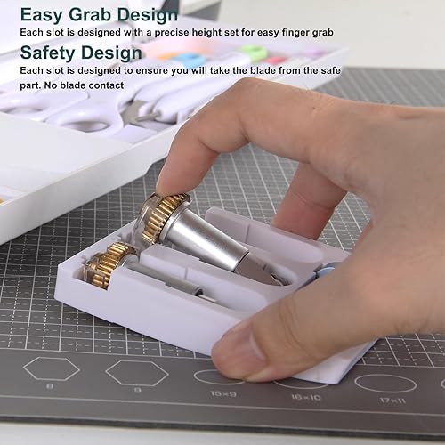 Miniatura 5 de LOPASA Organizador de herramientas para Cricut Maker 4, Maker 3 y Maker, accesorios y suministros de almacenamiento de cuchillas para corte