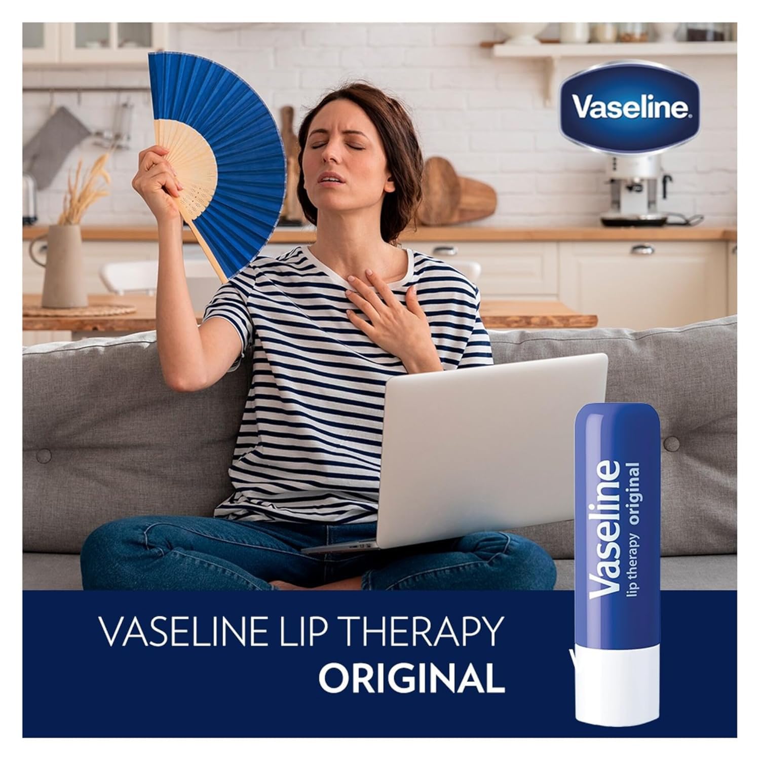 Vaseline Lip Therapy Original 12-Pack – Moisturizing Lip Balm for Very Dry Lips, 0.16 Oz Ea : Beauty & Personal Care