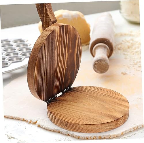 Miniatura 4 de Dumpling Skin Artefact Dumpling Press Tortilla de madera Prensa de masa de pizza Prensa de pastelería Suministros de cocina