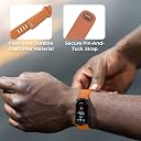 KoreHealth Kore Elite Fitness Tracker Replacement Band (Orange) - For Kore Elite Activity & Fitness Trackers l Soft Fitness Watch Wristband l Heart Rate Monitor Accessories | Available in Four Colors gallery image