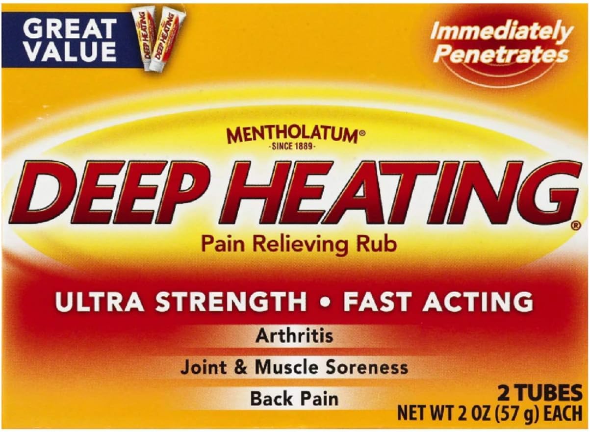 Deep Heating Pain Relieving Rub, Extra Strength, 2-Ounce (57 g) (Pack of 6)