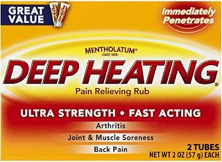 Deep Heating Pain Relieving Rub, Extra Strength, 2-Ounce (57 g) (Pack of 6)