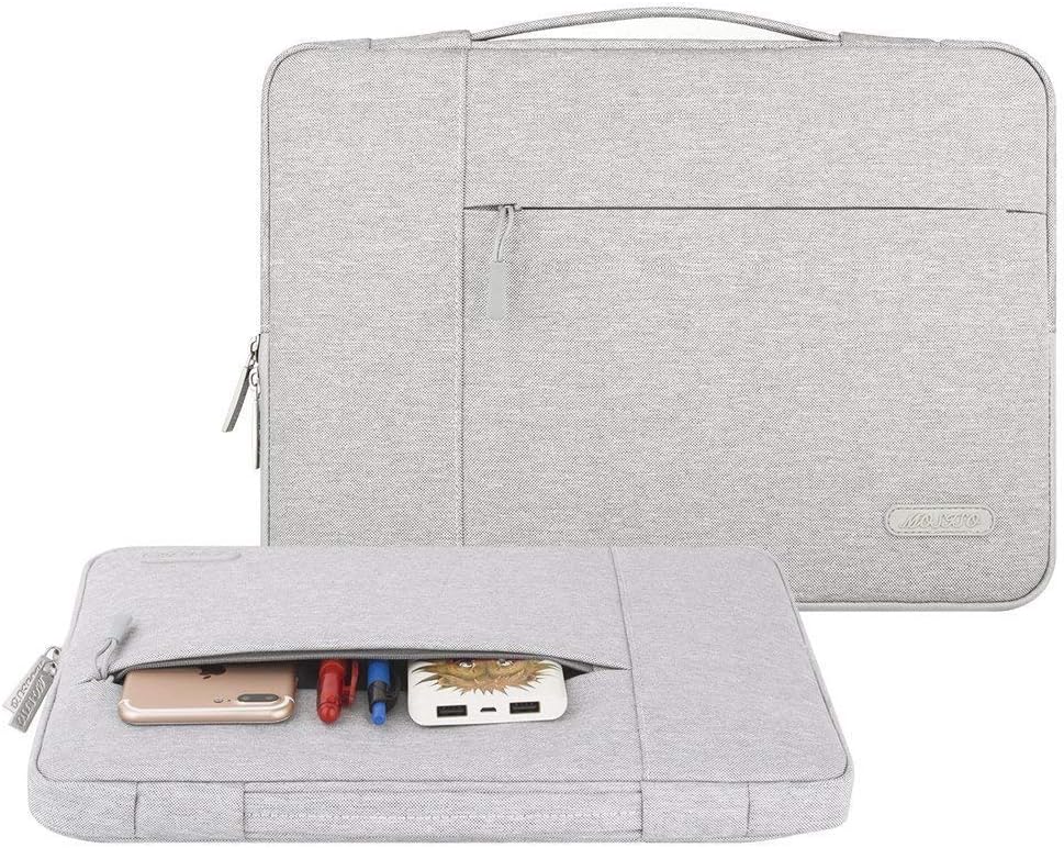 MOSISO Laptop Sleeve Compatible with MacBook Pro 16 inch with Touch Bar A2141, 15 15.4 15.6 inch Dell HP Asus Acer Samsung Sony Chromebook, Polyester Multifunctional Briefcase Bag, Pink: Computers & Accessories