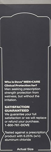 Miniatura 4 de Dove Desodorante para hombres+Care, antitranspirante de protección clínica 96H, Clean Comfort, paquete de 4 – Prescription Strength Protección