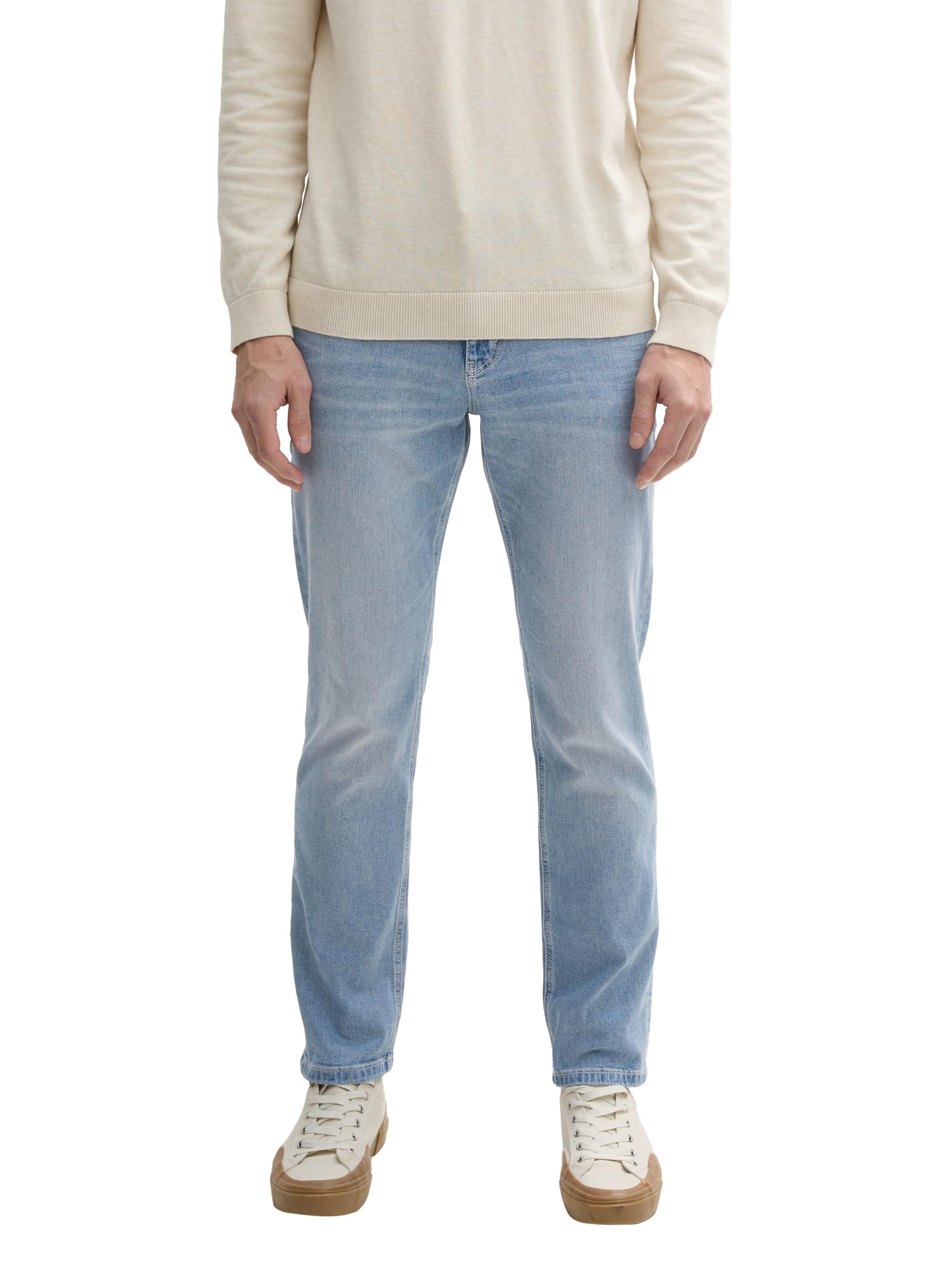 TOM TAILOR Men's Josh Regular Slim Jeans, 10283 Stone Wash Denim, 29 W/30 L