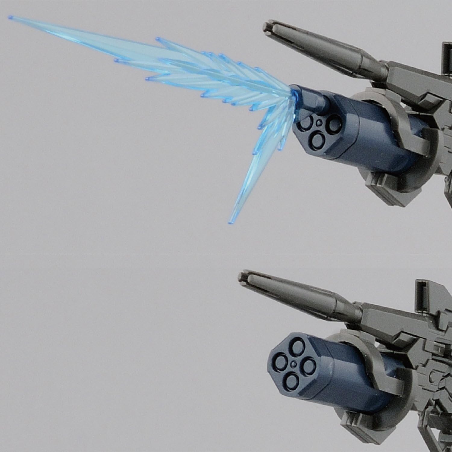 Beam Jutte effect part attached to the Revolving Launcher