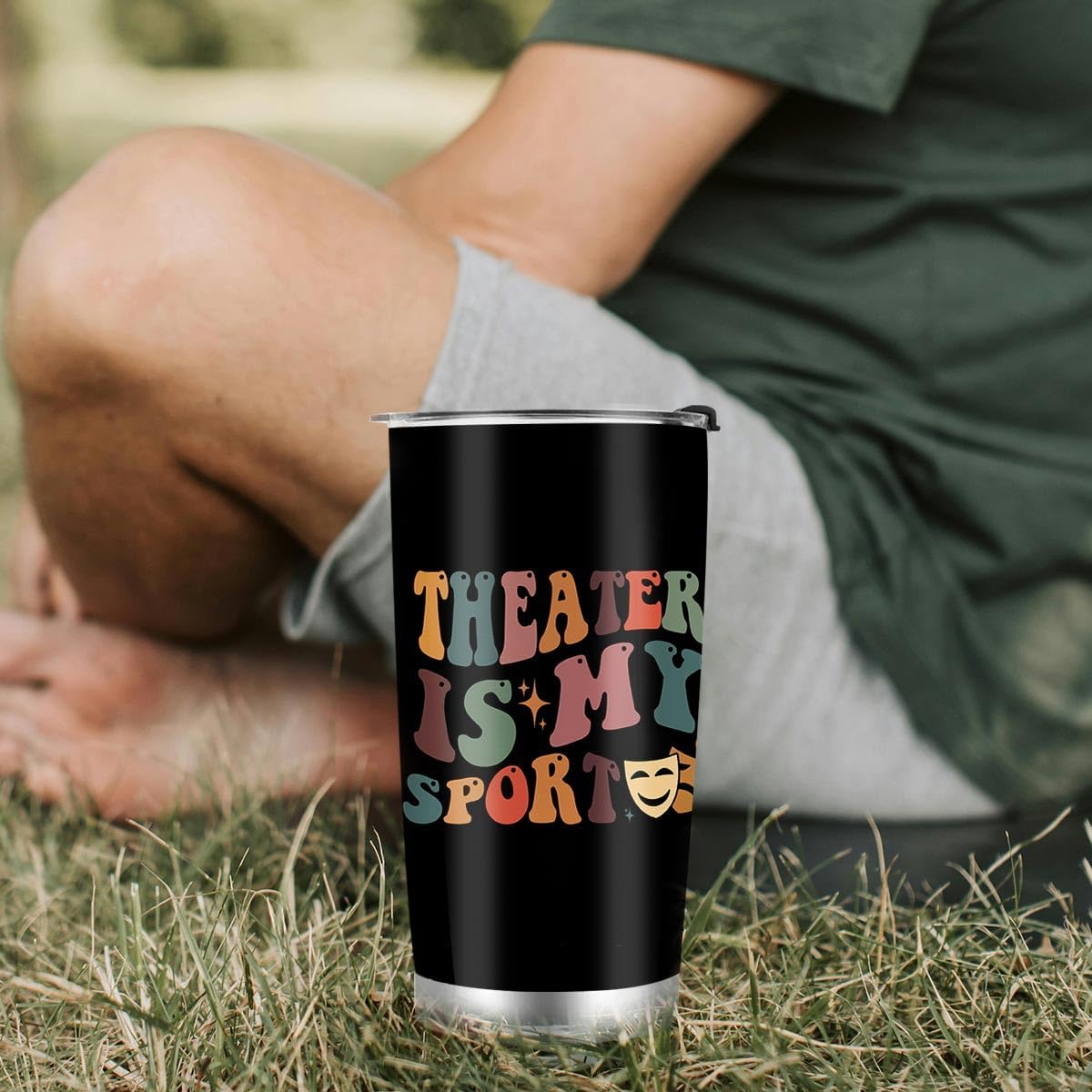Theater Gifts, Theater Stainless Steel Tumbler with Lid Straw 20oz,Broadway Lovers Gifts - Image 6