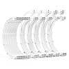 PSU Cable Extension Kit 30CM Length with Two Sets of Cable Combs,1x24Pin/2x8Pin(4+4)/3x8Pin(6P+2P) PC Sleeved Cable for ATX Power Supply (Black)