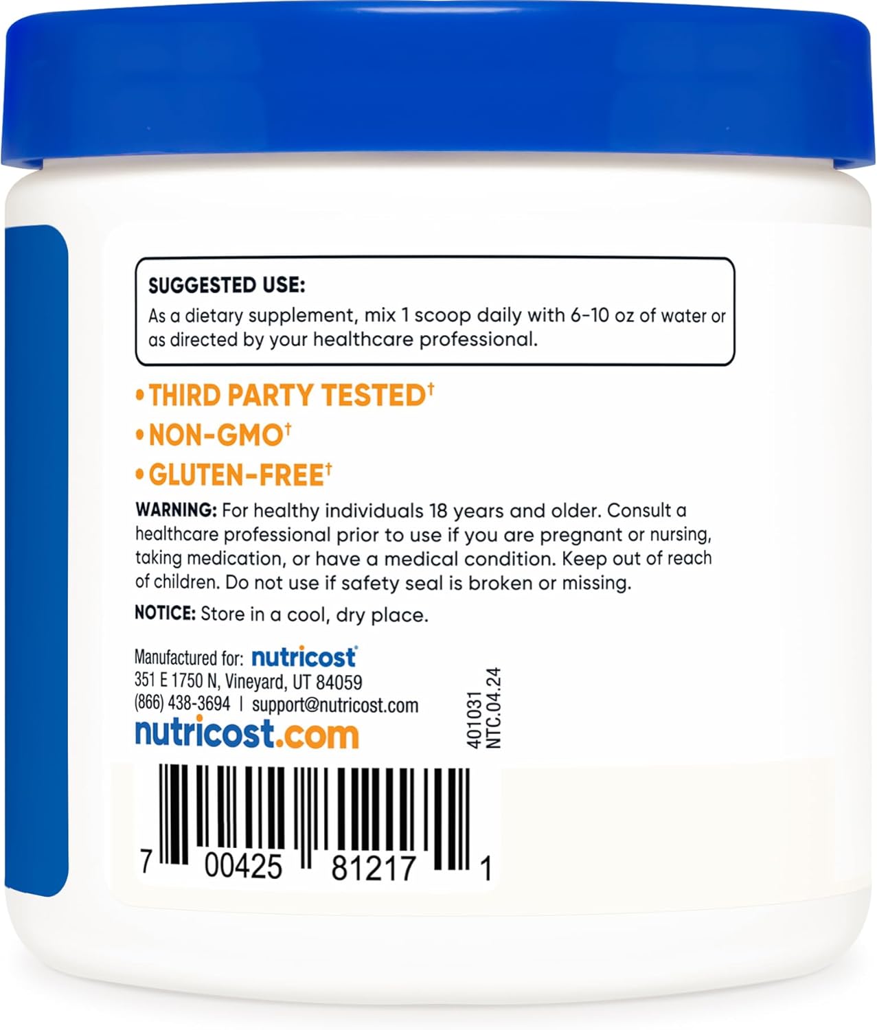 Nutricost Agmatine 100 Grams - Pure Agmatine Powder 100 Servings (Agmatine Sulfate) - Image 4