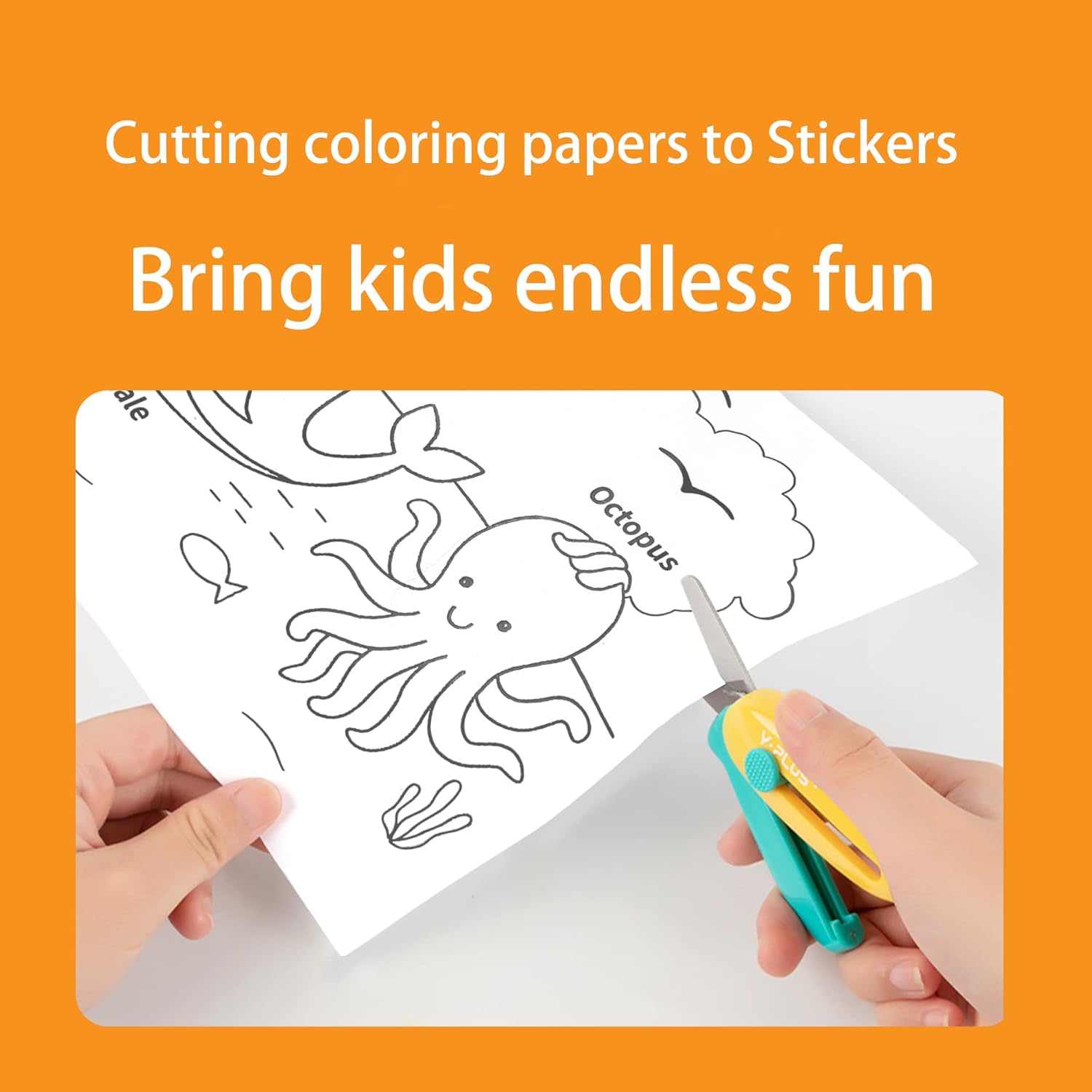 Coloring Paper Roll for Kids, 120*11.8 Inch Squeaky Clean Sticky Drawing Paper Roll for Toddler,Wall Coloring Stickers Set for Gift, Animal Patterns : Toys & Games