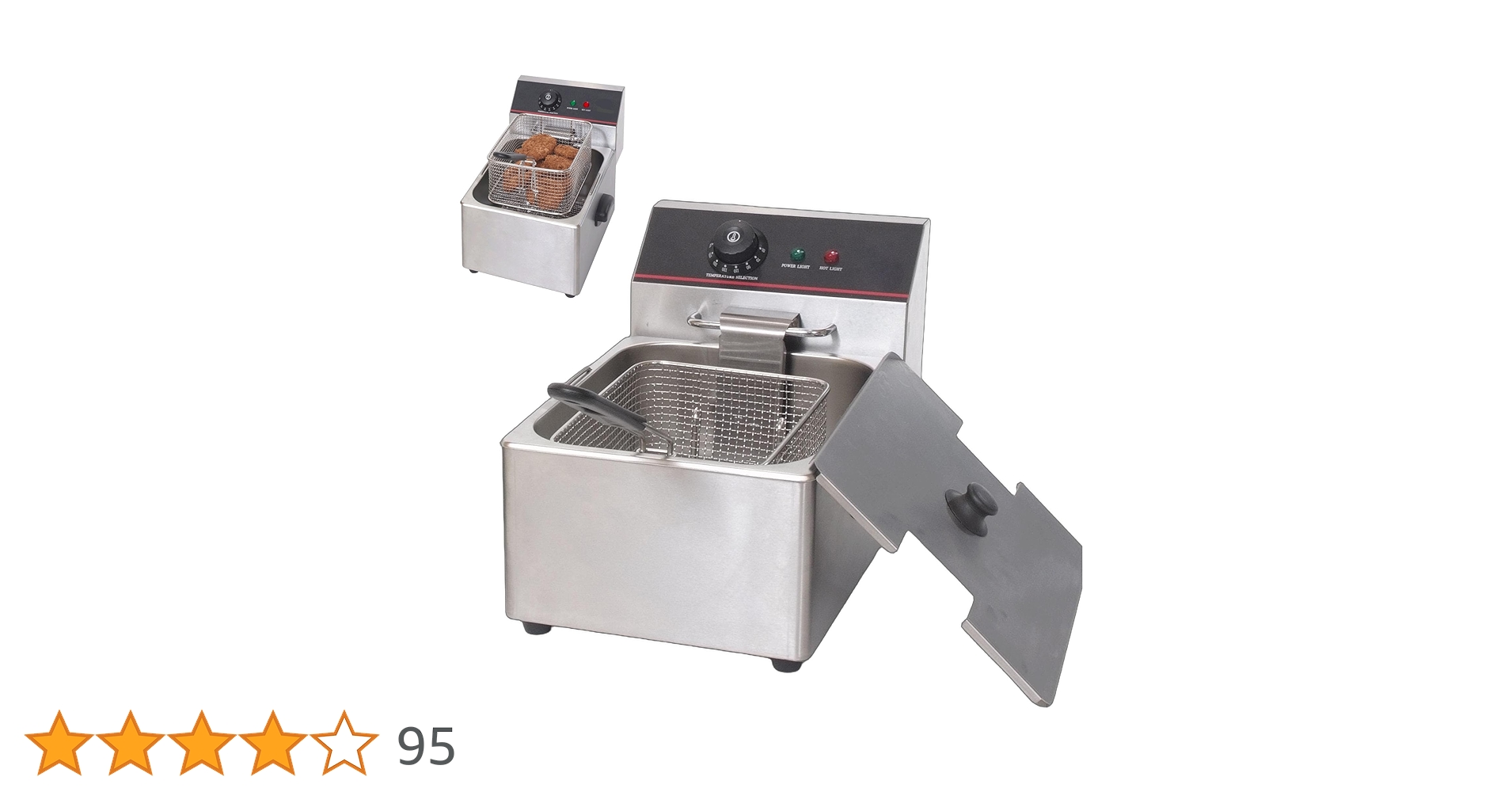 ★ダイシン 電気フライヤー FL-DS6 Amazon.co.jp: 電気フライヤー FL-DS6 6L 一槽式 ミニフライヤー