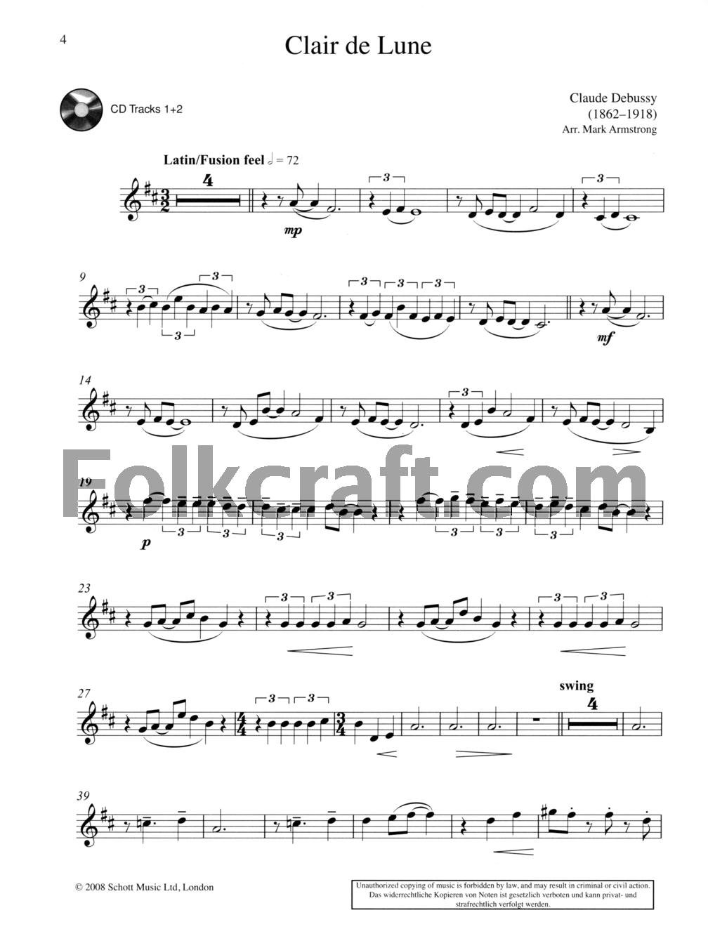 Swinging Romantic Play-Along For Clarinet: 12 Pieces from the Romantic Era in Easy Swing Arrangements: 12 Pieces from the Romantic Era in Easy Swing Arrangements for Clarinet